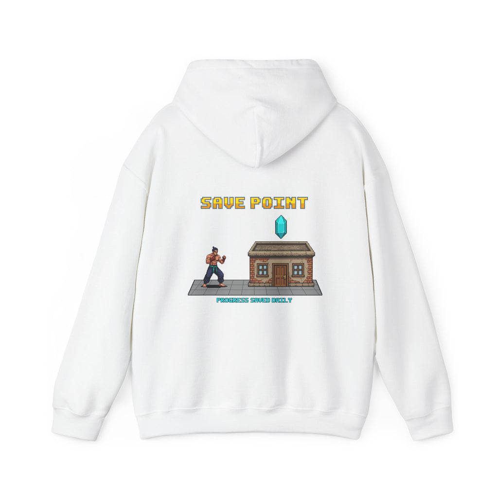 Gym Hoodie - Save Point - Retro Pixel Art Hoodie
