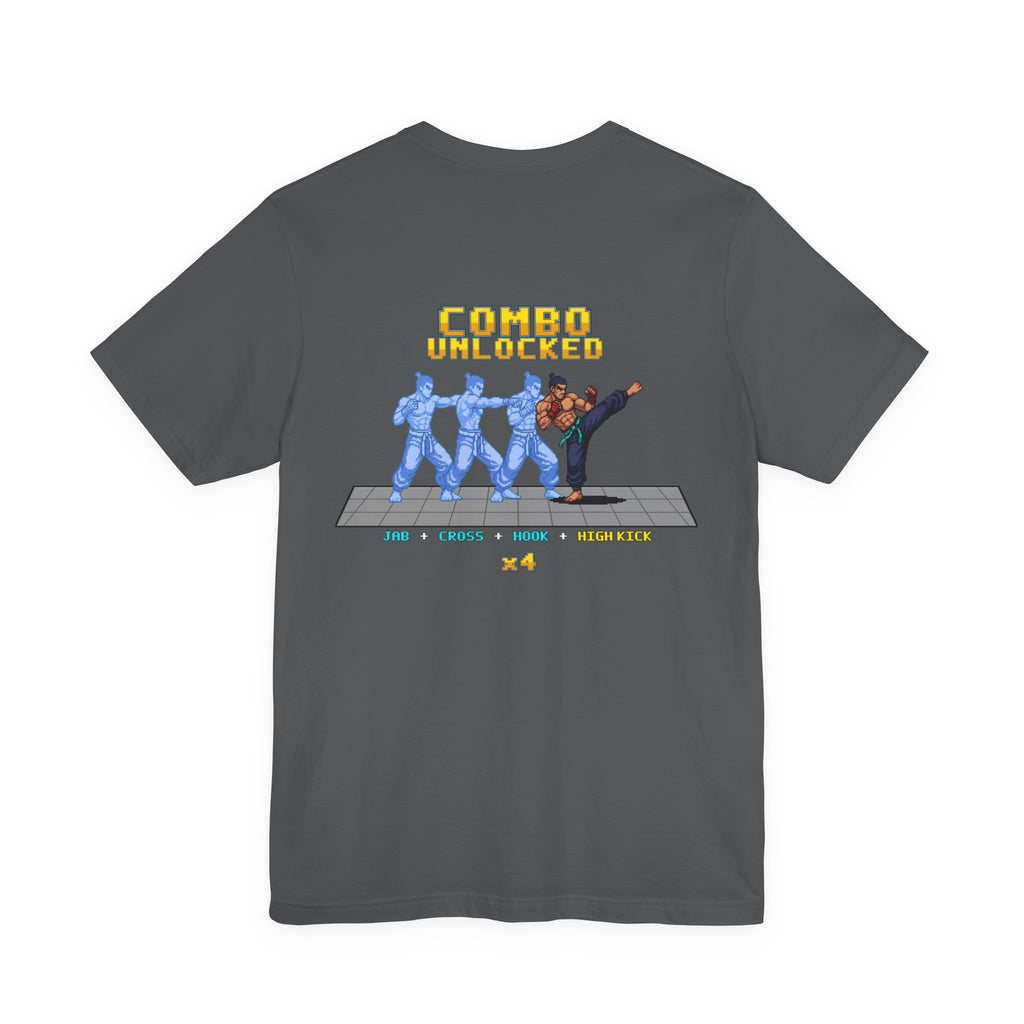 Kickboxing Shirt - Combo Unlocked - Retro Pixel Art Tee