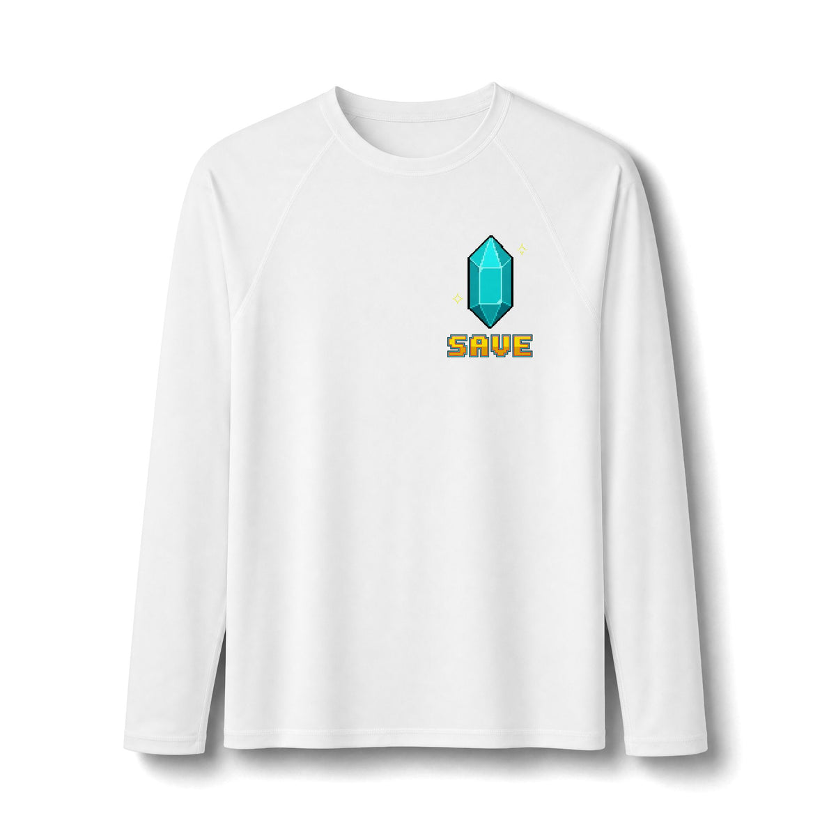 Gym Rash Guard - Save Point - Pixel Art Rashguard