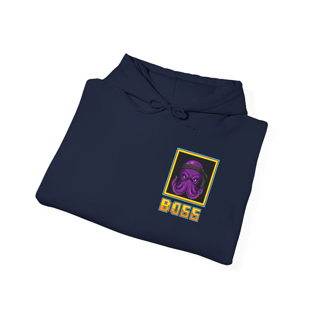 BJJ Hoodie - Octopus Guard Final Boss - Retro Pixel Art Hoodie