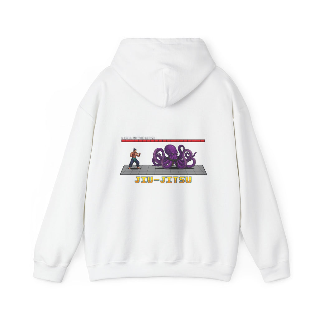 BJJ Hoodie - Octopus Guard Final Boss - Retro Pixel Art Hoodie