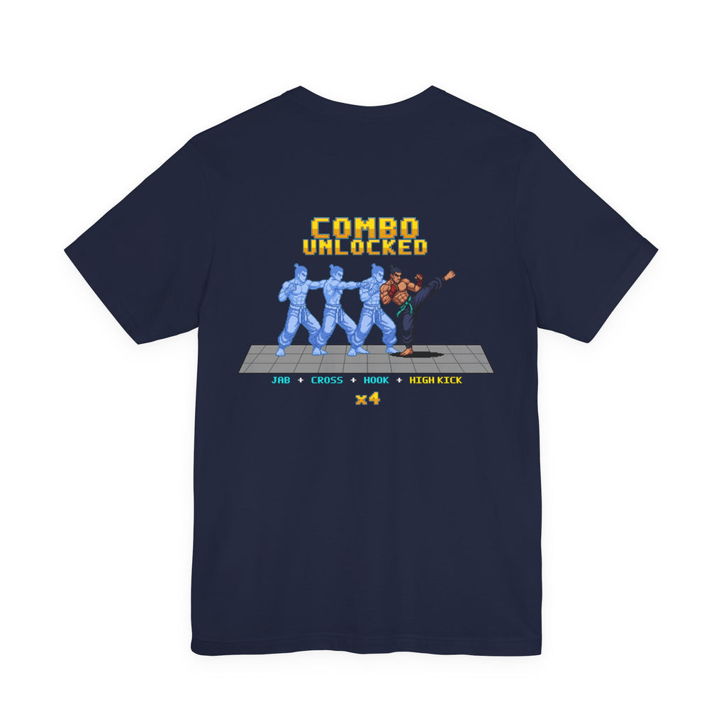 Kickboxing Shirt - Combo Unlocked - Retro Pixel Art Tee