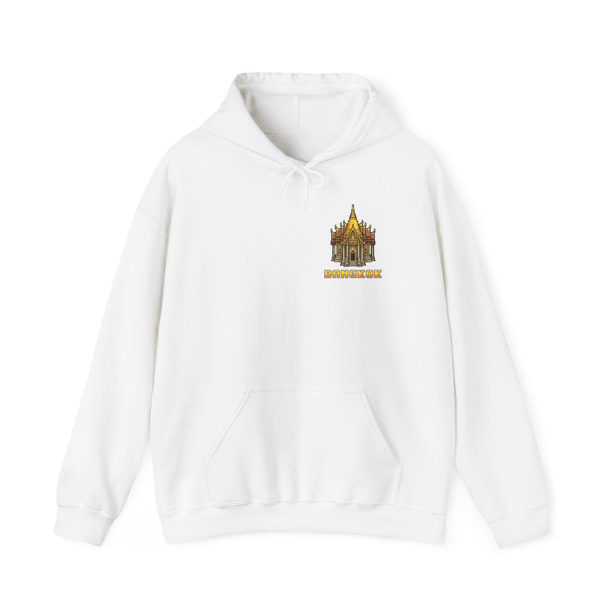 Muay Thai Hoodie - Select Stage: Bangkok Rio Tokyo - Retro Pixel Art Hoodie