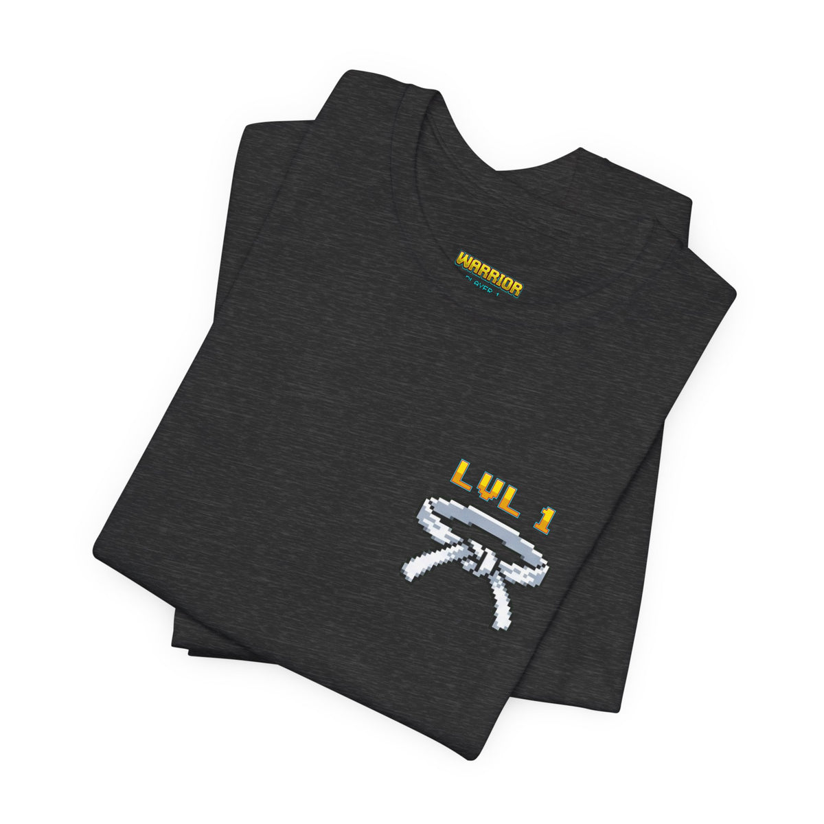 BJJ Shirt - Level Up Belt Ranks - Retro Pixel Art Tee