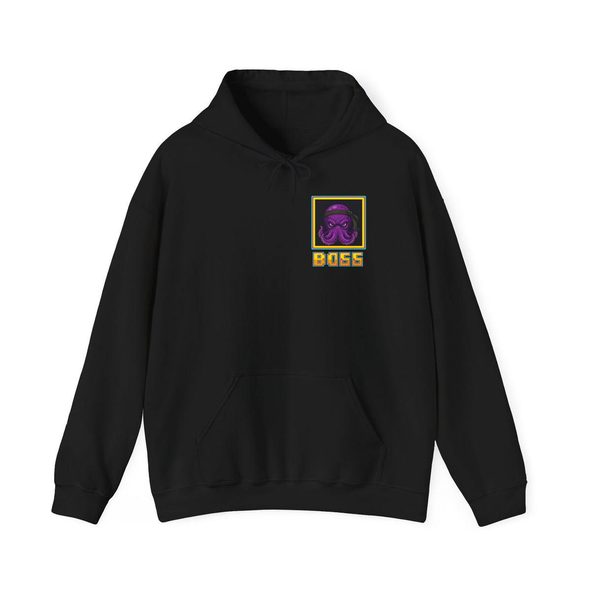 BJJ Hoodie - Octopus Guard Final Boss - Retro Pixel Art Hoodie