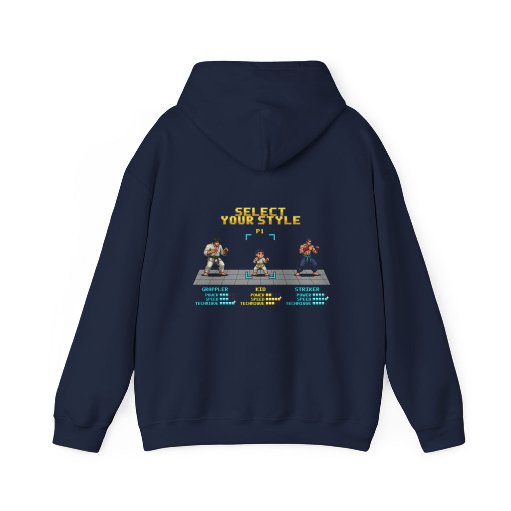 Kids Martial Arts Hoodie - Select Your Style - Retro Pixel Art Hoodie