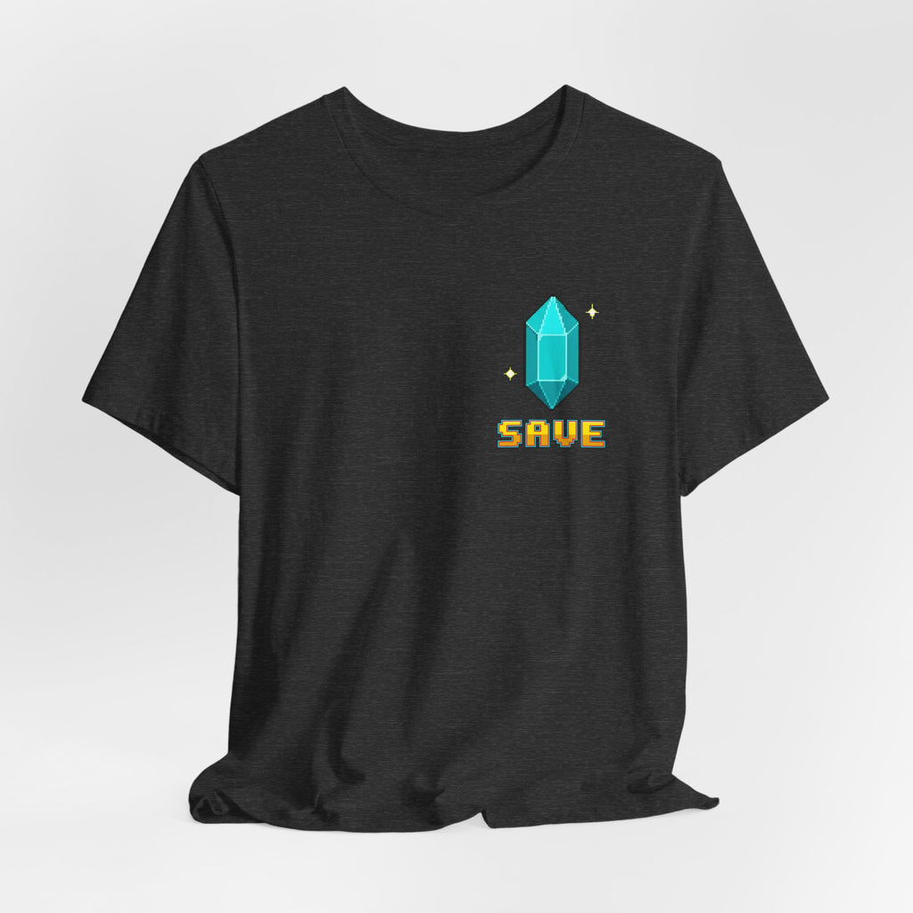 Gym Shirt - Save Point - Retro Pixel Art Tee