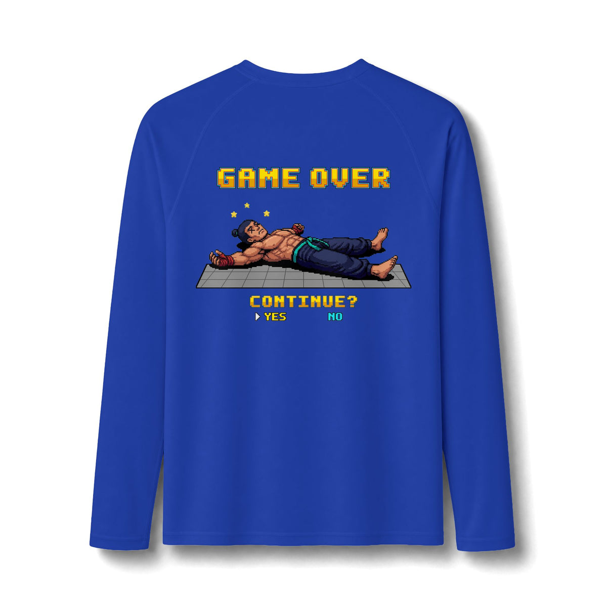 MMA Rash Guard - Game Over - Pixel Art Rashguard