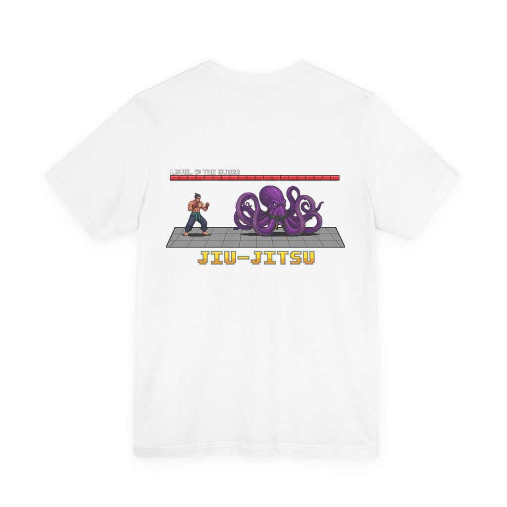 BJJ Shirt - Octopus Guard Final Boss - Retro Pixel Art Tee
