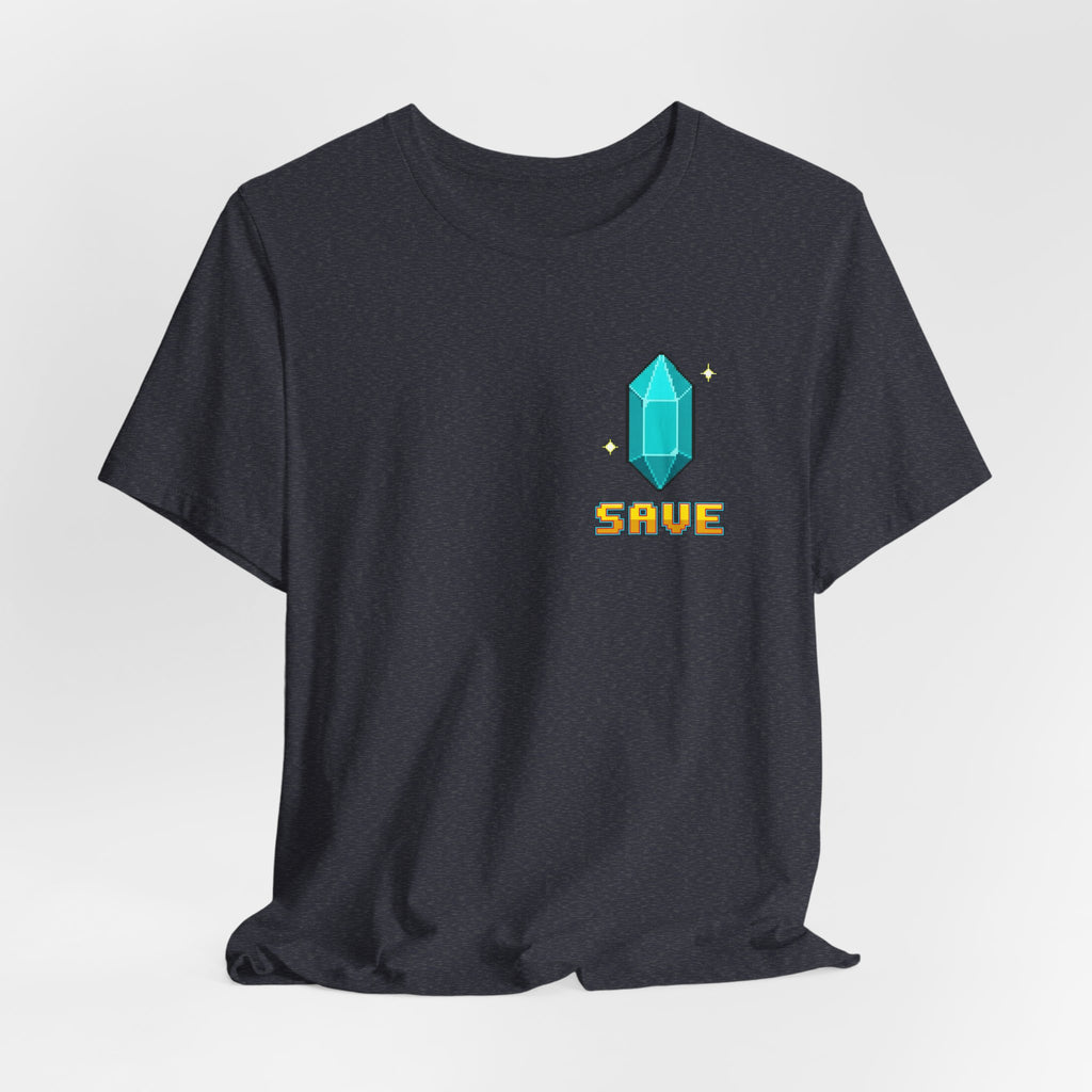 Gym Shirt - Save Point - Retro Pixel Art Tee
