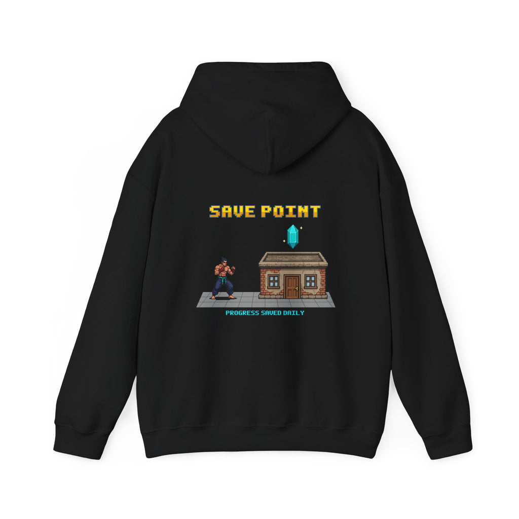 Gym Hoodie - Save Point - Retro Pixel Art Hoodie