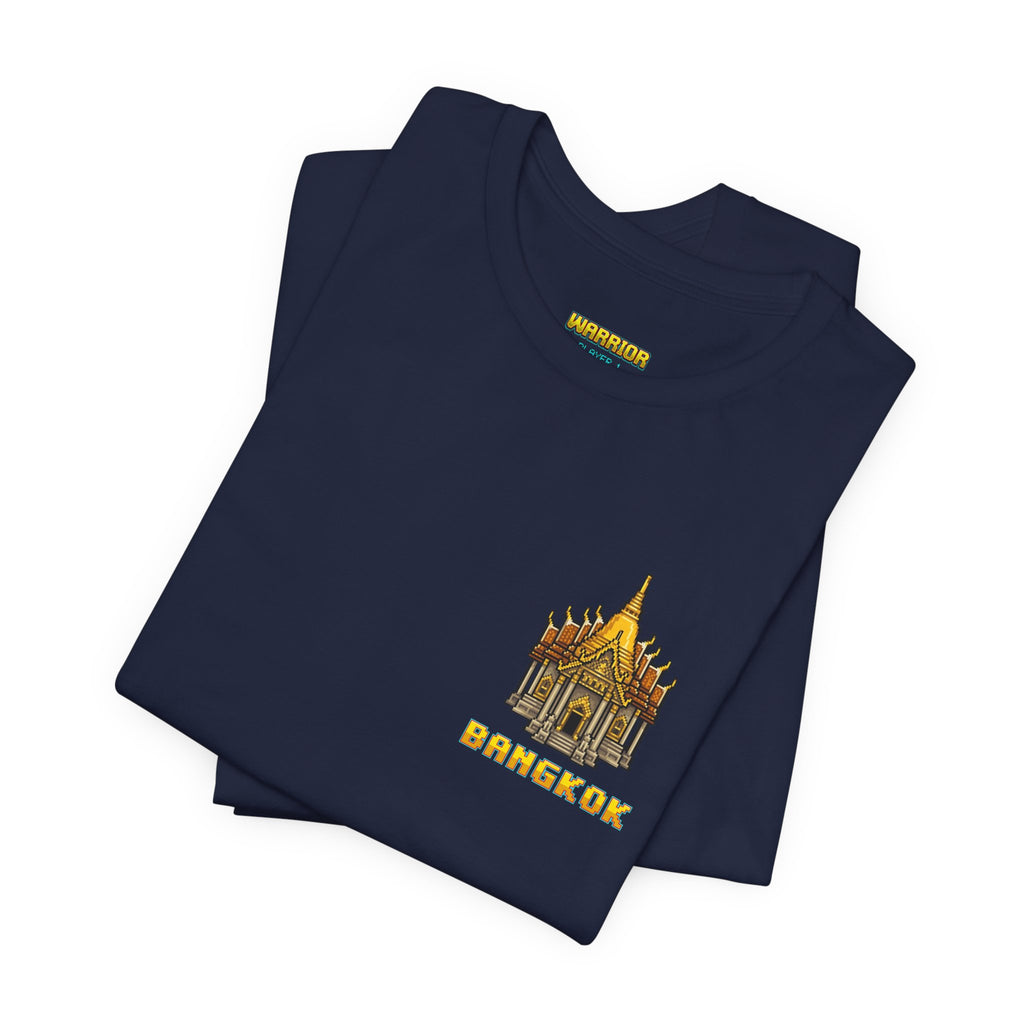 Muay Thai Shirt - Select Stage: Bangkok Rio Tokyo - Retro Pixel Art Tee