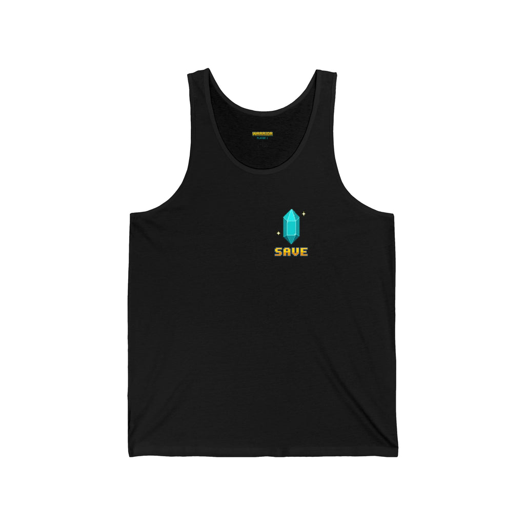 Gym Tank Top - Save Point - Retro Pixel Art Workout Tank
