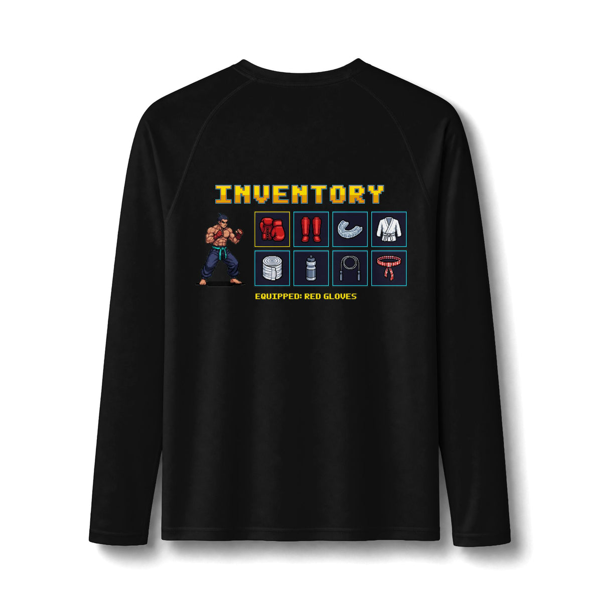 Martial Arts Rash Guard - Fight Gear Inventory - Pixel Art Rashguard
