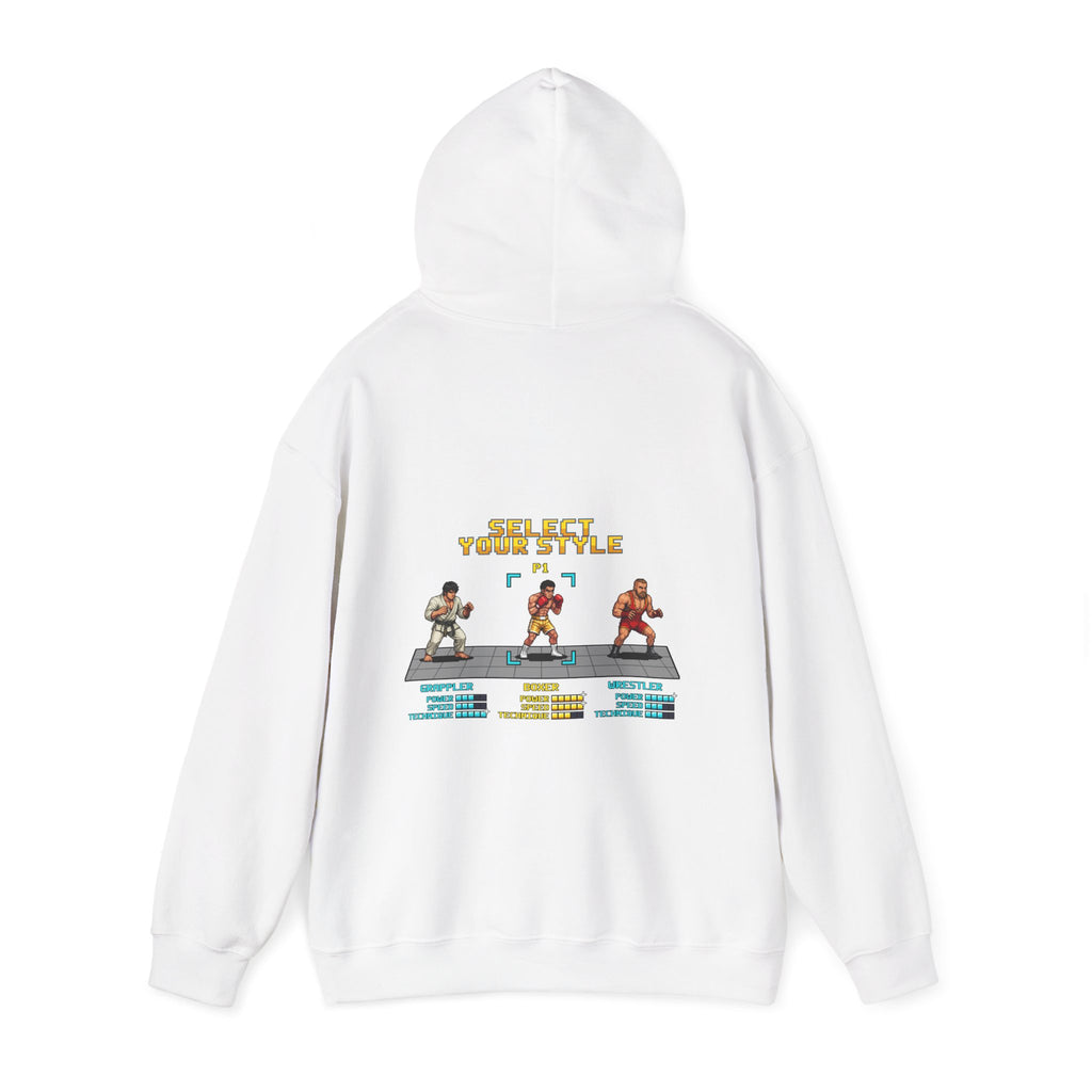 Boxing Hoodie - Select Your Style: Boxer - Retro Pixel Art Hoodie