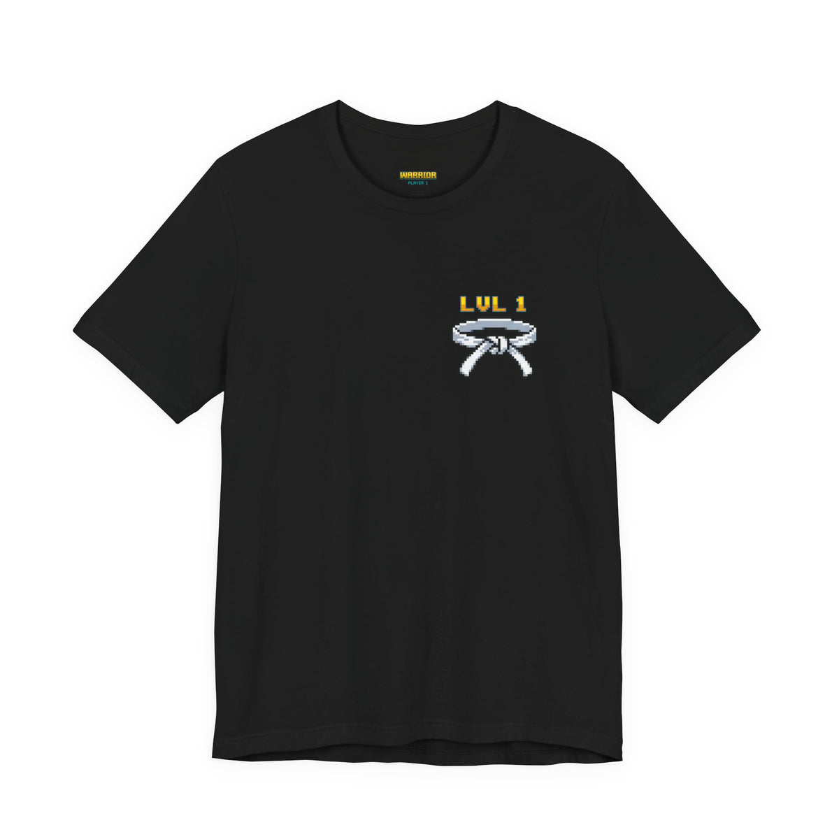BJJ Shirt - Level Up Belt Ranks - Retro Pixel Art Tee