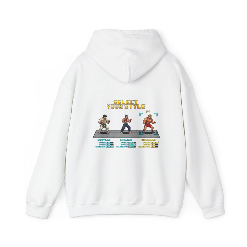 Wrestling Hoodie - Select Your Style: Wrestler - Retro Pixel Art Hoodie