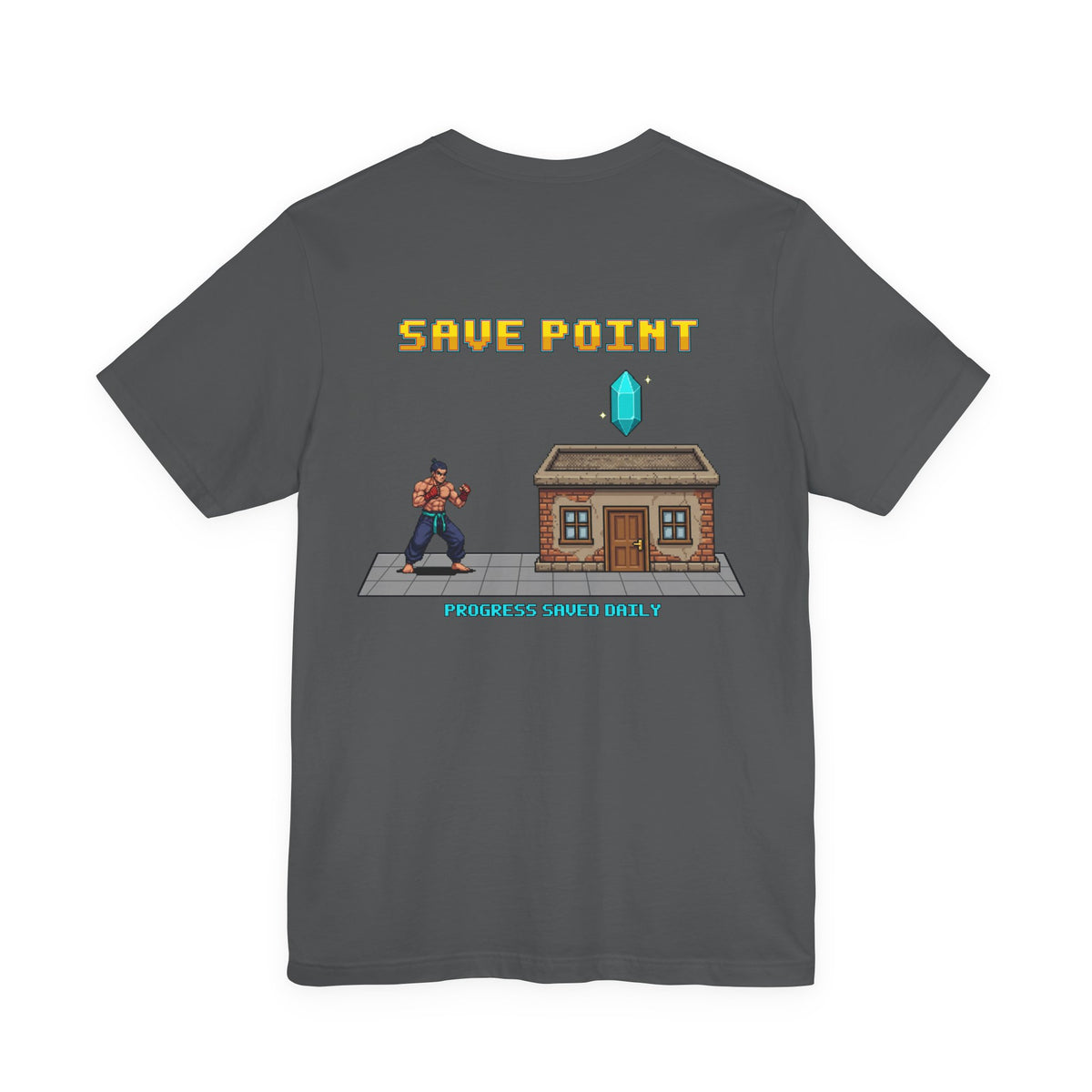 Gym Shirt - Save Point - Retro Pixel Art Tee