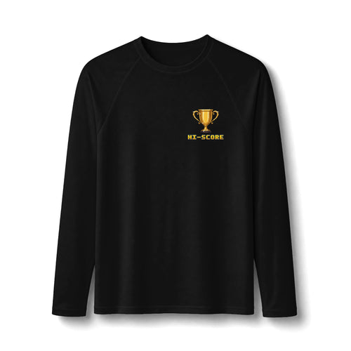 BJJ Rash Guard - High Score: Armbars and Triangles - Pixel Art Rashguard